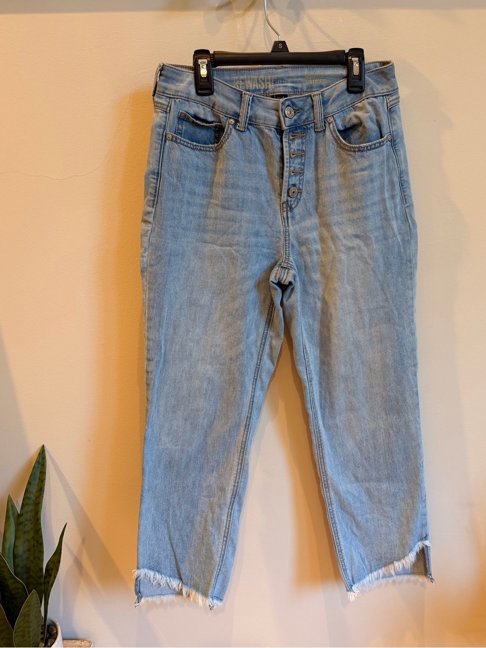 Rewash Light Wash Women's High-Rise Button-Fly Jeans size 3